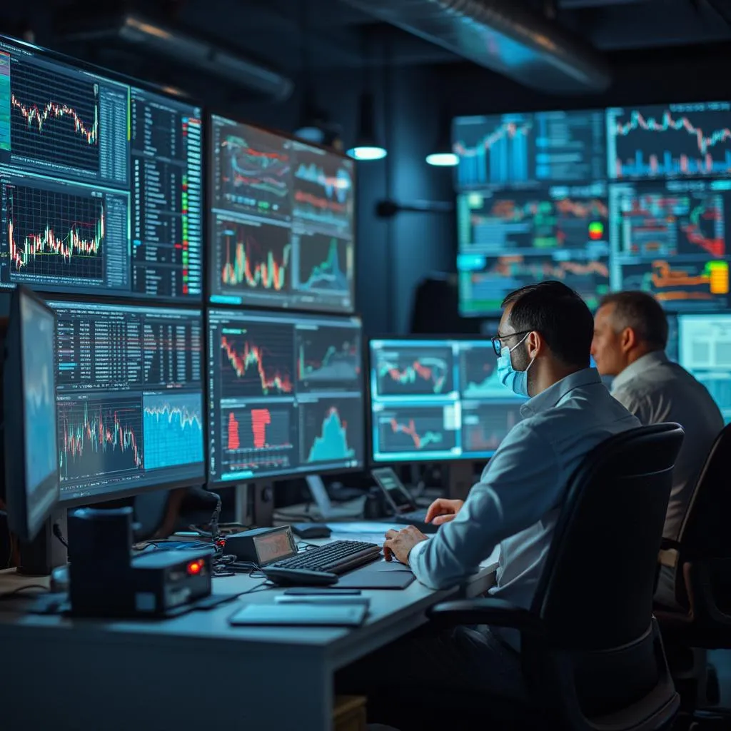 Equipo durante sesión de análisis de datos