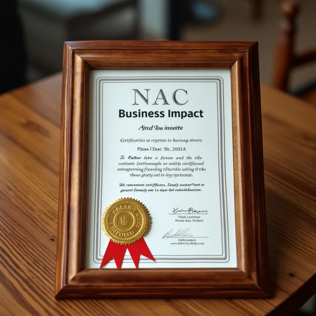 Certificado de impacto empresarial